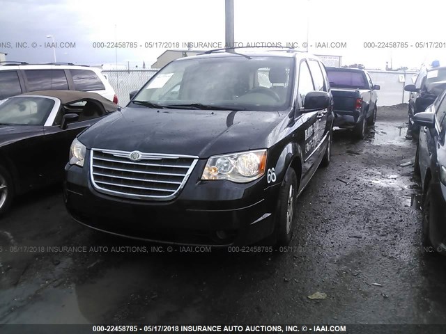 2A8HR54P88R783477 - 2008 CHRYSLER TOWN & COUNTRY TOURING BLACK photo 2