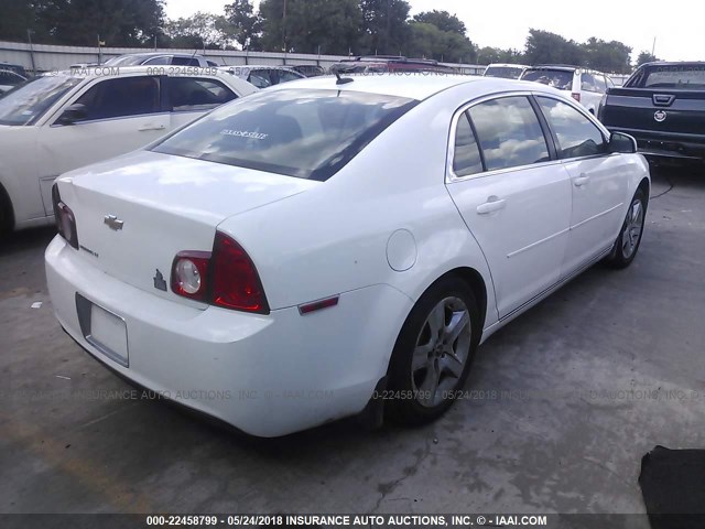 1G1ZC5EB1AF301096 - 2010 CHEVROLET MALIBU 1LT 白色 照片 4