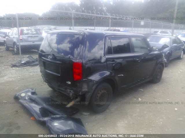 JTLKE50EX91078476 - 2009 TOYOTA SCION XB შავი ფოტო 4