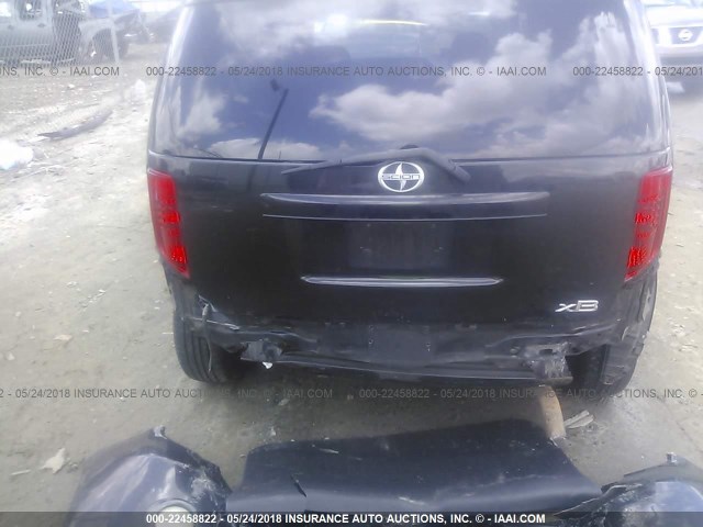 JTLKE50EX91078476 - 2009 TOYOTA SCION XB შავი ფოტო 6
