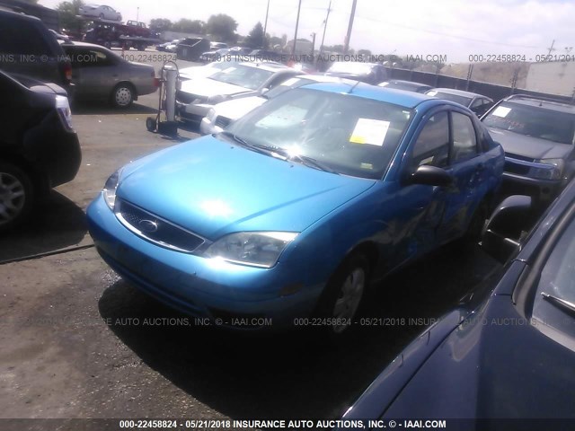 1FAFP34N87W307426 - 2007 FORD FOCUS ZX4/S/SE/SES BLUE photo 2