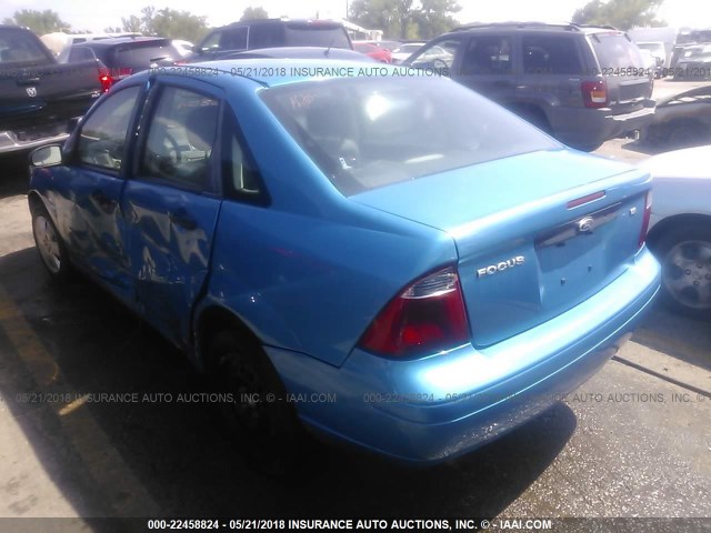 1FAFP34N87W307426 - 2007 FORD FOCUS ZX4/S/SE/SES 蓝色 照片 3