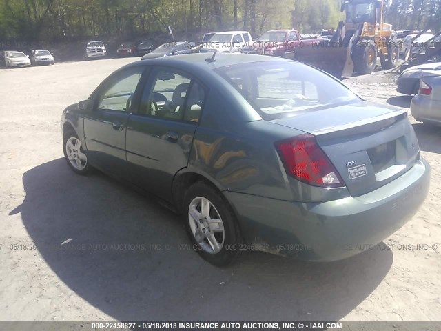 1G8AZ55F16Z137631 - 2006 SATURN ION LEVEL 2 GREEN photo 3