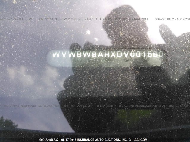 WVWBW8AHXDV001580 - 2013 VOLKSWAGEN EOS KOMFORT/SPORT 蓝色 照片 9