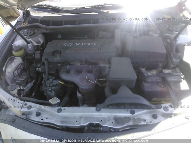 4T1BE46K29U339595 - 2009 TOYOTA CAMRY SE/LE/XLE 银色 照片 10