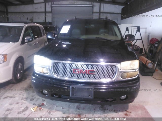 1GKFK66U63J107588 - 2003 GMC YUKON XL DENALI BLACK photo 6