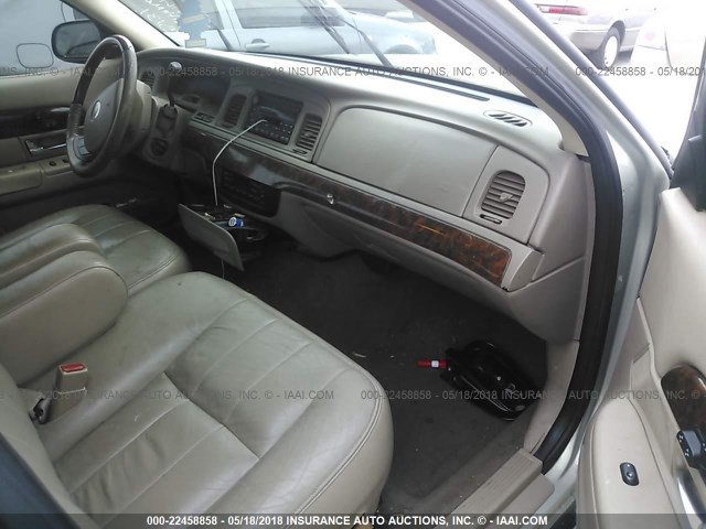 2MEFM75W45X615131 - 2005 MERCURY GRAND MARQUIS LS GRAY photo 5