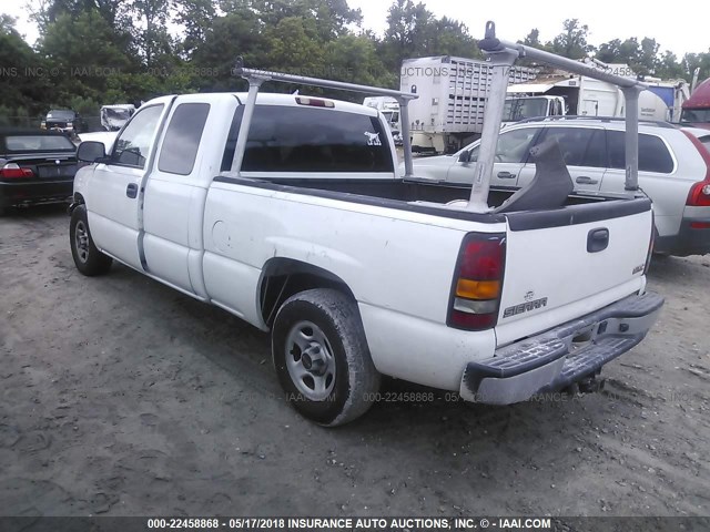 2GTEC19T841293088 - 2004 GMC NEW SIERRA C1500 WHITE photo 3