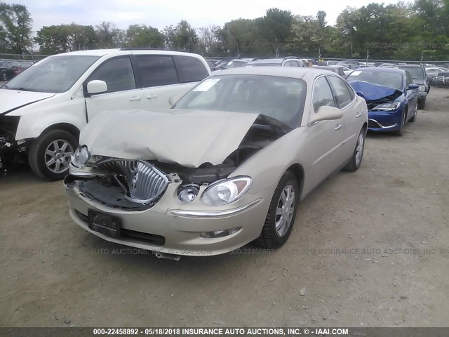 2G4WC582781139252 - 2008 BUICK LACROSSE CX GOLD photo 2