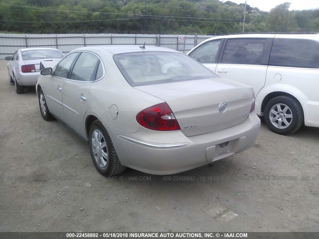 2G4WC582781139252 - 2008 BUICK LACROSSE CX GOLD photo 3