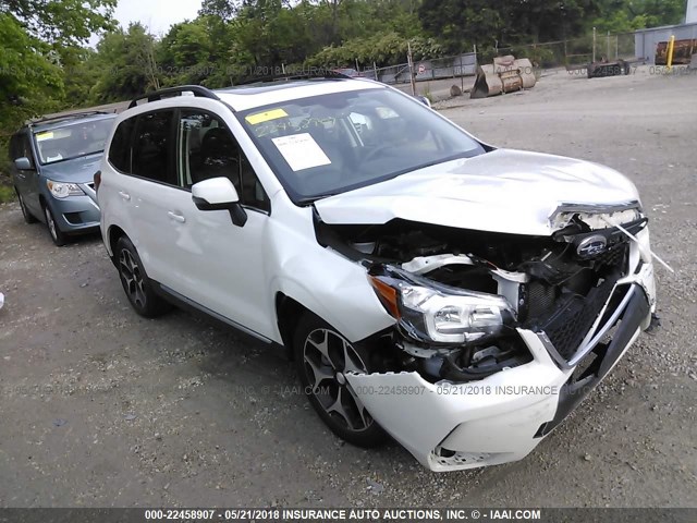 JF2SJGXC7GH411293 - 2016 SUBARU FORESTER 2.0XT TOURING WHITE photo 1