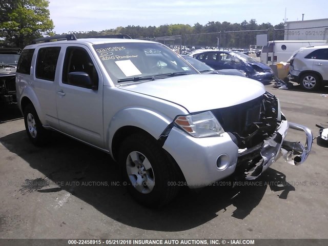 5N1AR1NB7AC629034 - 2010 NISSAN PATHFINDER S/LE/SE SILVER photo 1