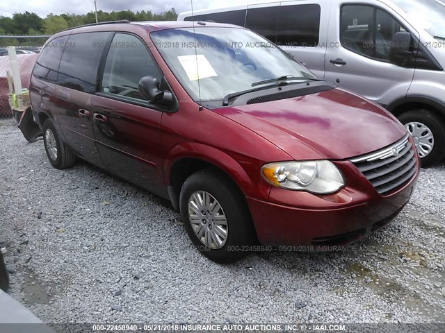 1A4GP44R86B568613 - 2006 CHRYSLER TOWN & COUNTRY LX RED photo 1
