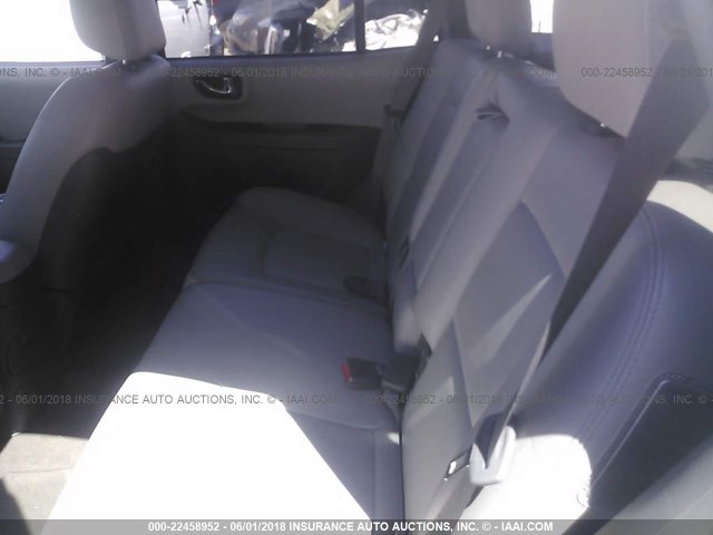 KM8SC13E75U981551 - 2005 HYUNDAI SANTA FE GLS/LX SILVER photo 8