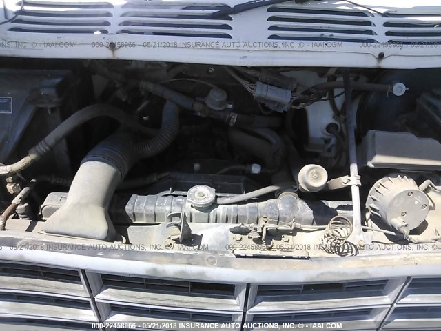 2B5WB35Z6MK430562 - 1991 DODGE RAM WAGON B350 WHITE photo 10