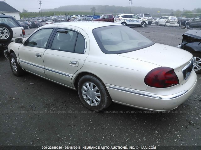 1LNHM97V6XY676778 - 1999 LINCOLN CONTINENTAL  白色 照片 3