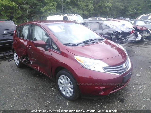 3N1CE2CP7GL375693 - 2016 NISSAN VERSA NOTE S/S PLUS/SV/SL/SR RED photo 1