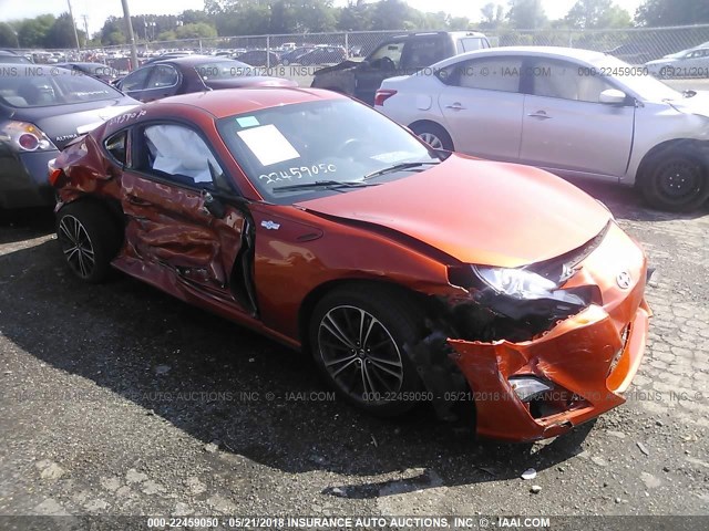 JF1ZNAA13D2705557 - 2013 TOYOTA SCION FR-S ORANGE photo 1