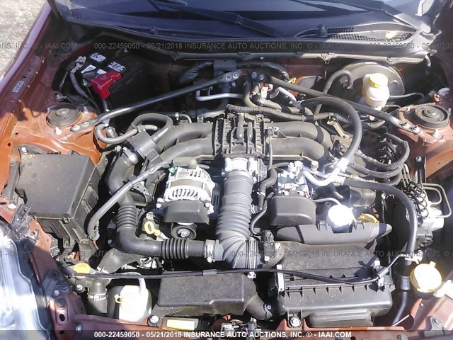 JF1ZNAA13D2705557 - 2013 TOYOTA SCION FR-S ORANGE photo 10