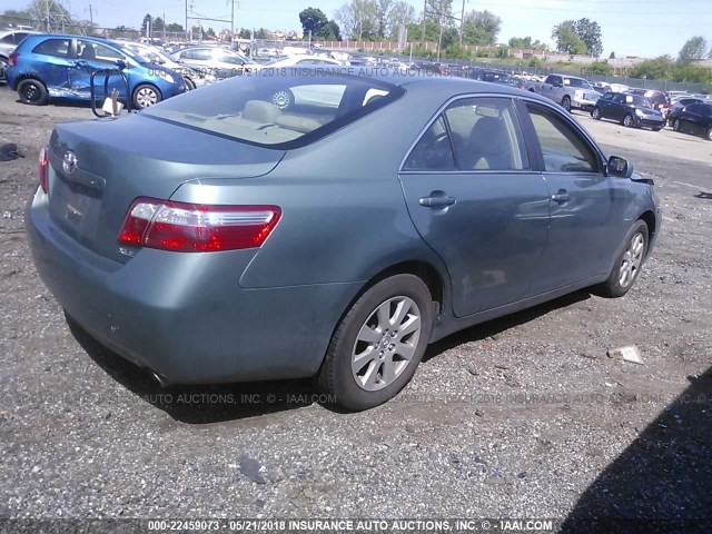 4T1BE46K69U797818 - 2009 TOYOTA CAMRY SE/LE/XLE GREEN photo 4