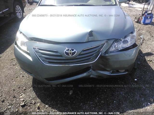 4T1BE46K69U797818 - 2009 TOYOTA CAMRY SE/LE/XLE GREEN photo 6