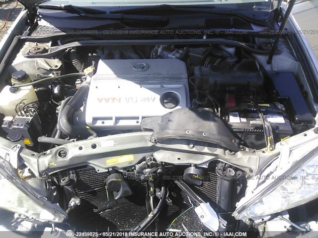 4T1BF30K56U111537 - 2006 TOYOTA CAMRY LE/XLE/SE ვერცხლისფერი ფოტო 10