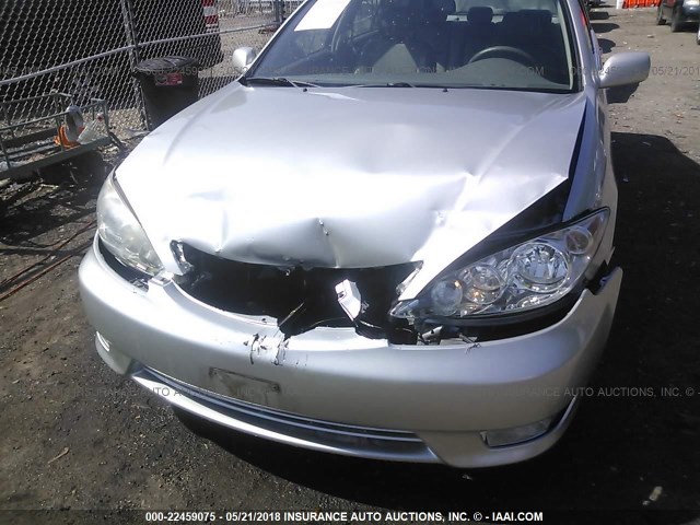 4T1BF30K56U111537 - 2006 TOYOTA CAMRY LE/XLE/SE ვერცხლისფერი ფოტო 6