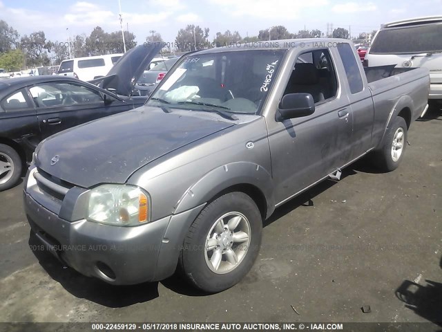 1N6DD26TX4C449657 - 2004 NISSAN FRONTIER KING CAB XE GRAY photo 2