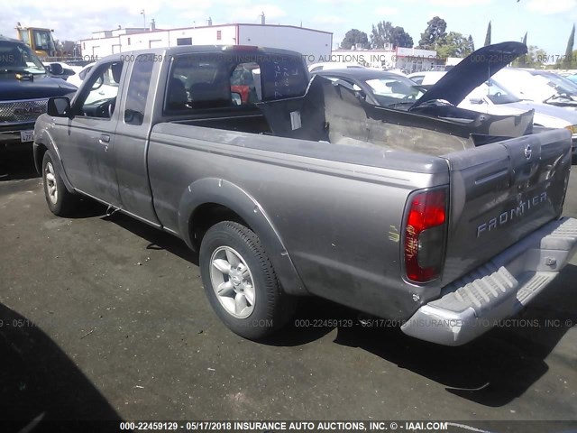 1N6DD26TX4C449657 - 2004 NISSAN FRONTIER KING CAB XE GRAY photo 3