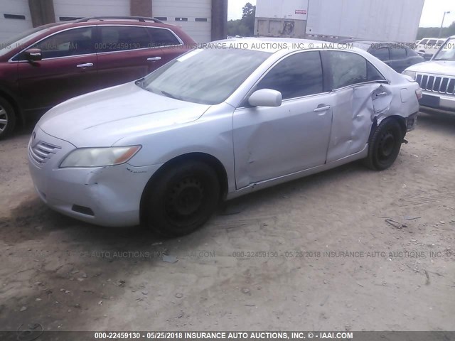 4T1BE46K07U054746 - 2007 TOYOTA CAMRY NEW GENERAT CE/LE/XLE/SE SILVER photo 2