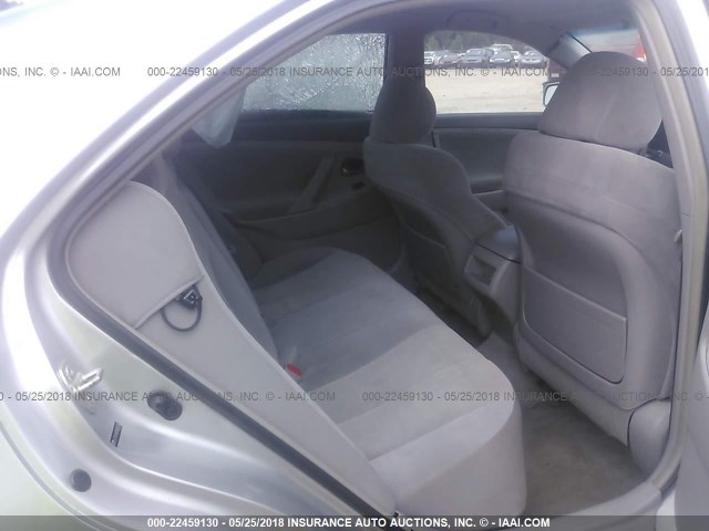 4T1BE46K07U054746 - 2007 TOYOTA CAMRY NEW GENERAT CE/LE/XLE/SE SILVER photo 8