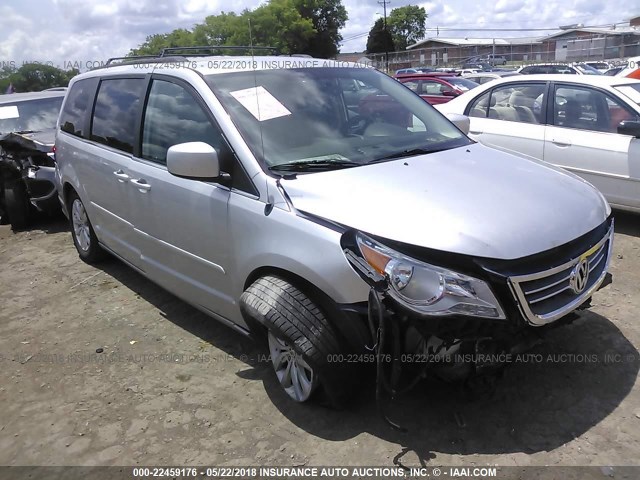 2C4RVABG8CR340788 - 2012 VOLKSWAGEN ROUTAN SE SILVER photo 1