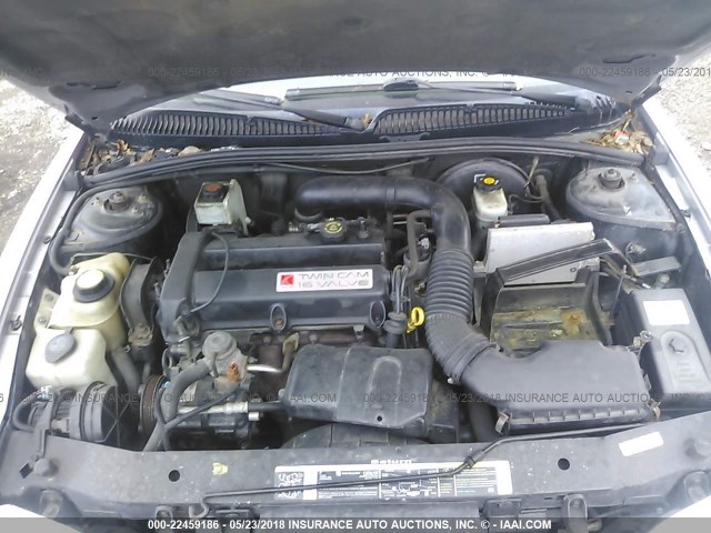1G8ZY12752Z204561 - 2002 SATURN SC2 GRAY photo 10