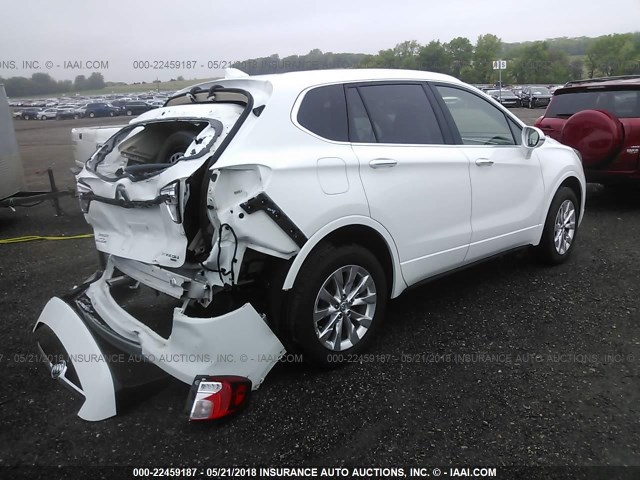 LRBFXDSA1HD148731 - 2017 BUICK ENVISION ESSENCE Սպիտակ լուսանկար 4