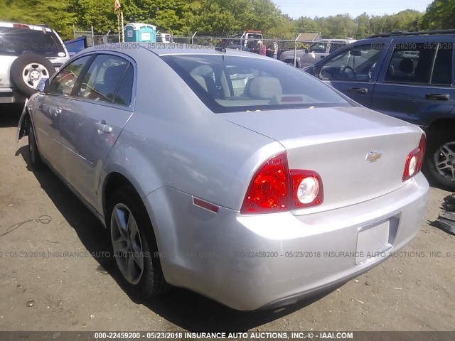 1G1ZG57B994199345 - 2009 CHEVROLET MALIBU LS 银色 照片 3