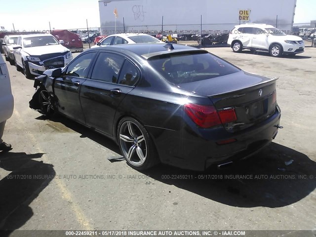 WBAKA8C53CCY37594 - 2012 BMW 750 I BLACK photo 3