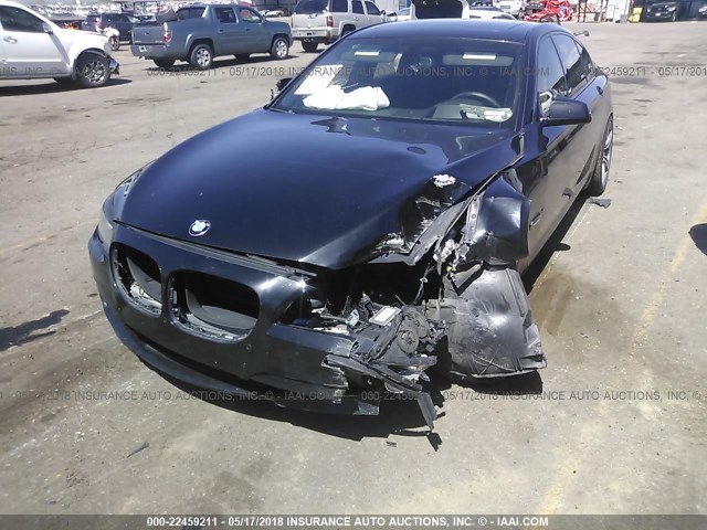 WBAKA8C53CCY37594 - 2012 BMW 750 I BLACK photo 6