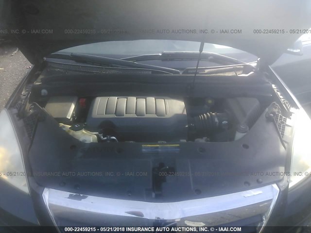 5GZER23747J111380 - 2007 SATURN OUTLOOK XR შავი ფოტო 10