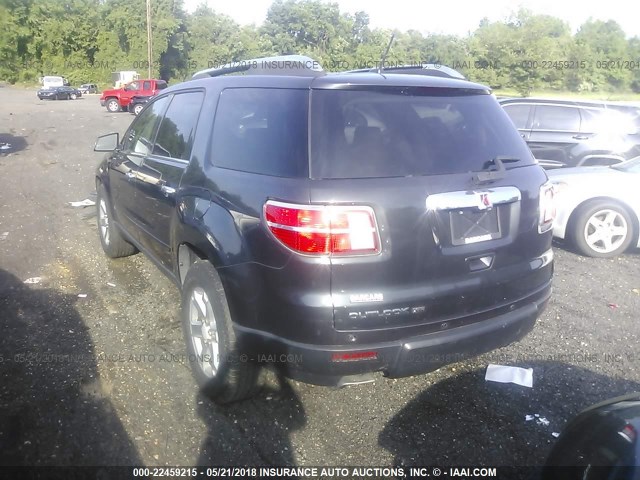 5GZER23747J111380 - 2007 SATURN OUTLOOK XR შავი ფოტო 3