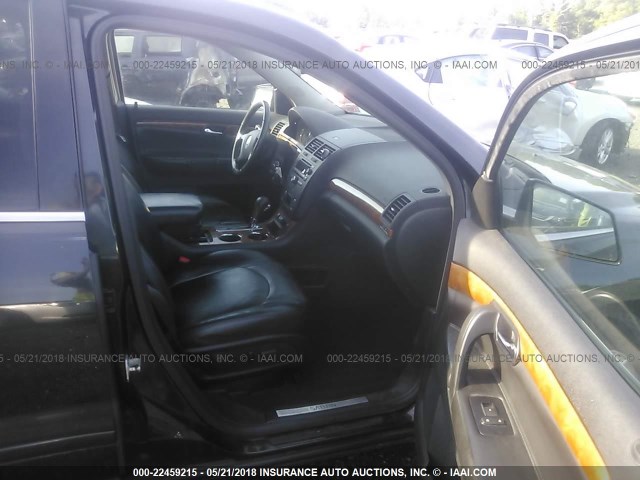 5GZER23747J111380 - 2007 SATURN OUTLOOK XR შავი ფოტო 5