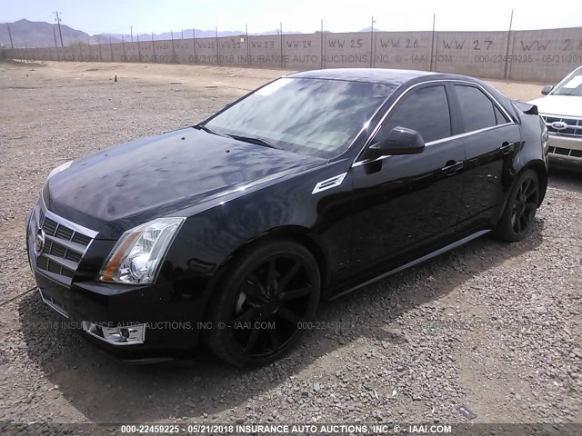 1G6DS5EV1A0113571 - 2010 CADILLAC CTS PREMIUM COLLECTION BLACK photo 2