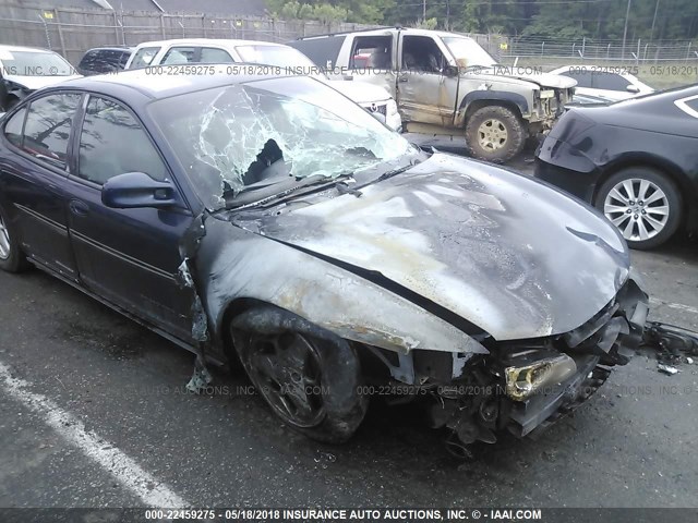 1G2WP52K31F255553 - 2001 PONTIAC GRAND PRIX GT BLUE photo 6