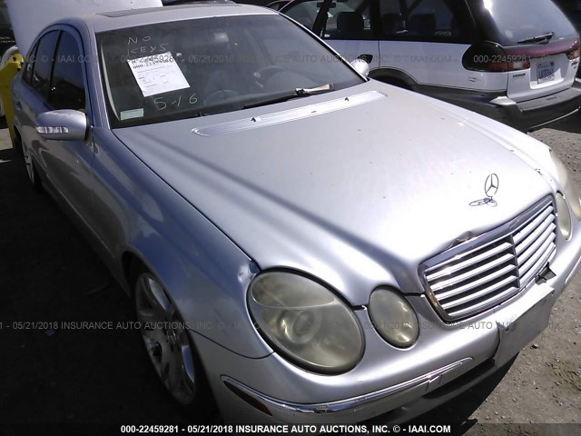 WDBUF70J63A281851 - 2003 MERCEDES-BENZ E 500 SILVER photo 1