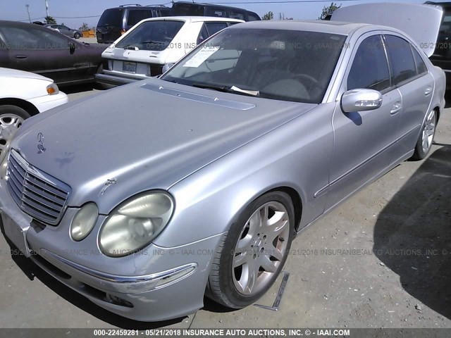 WDBUF70J63A281851 - 2003 MERCEDES-BENZ E 500 SILVER photo 2