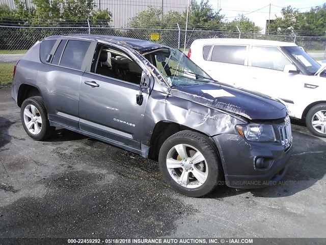 1C4NJDEB5GD594236 - 2016 JEEP COMPASS LATITUDE 灰色 照片 1