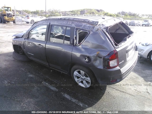 1C4NJDEB5GD594236 - 2016 JEEP COMPASS LATITUDE 灰色 照片 3