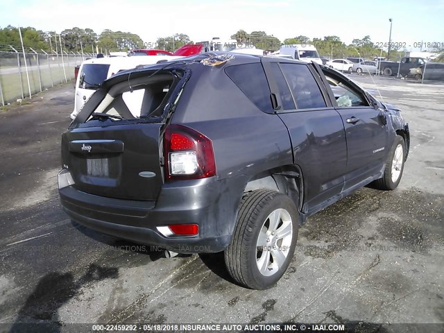 1C4NJDEB5GD594236 - 2016 JEEP COMPASS LATITUDE 灰色 照片 4