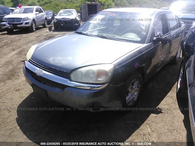 1G1ZT54874F244817 - 2004 CHEVROLET MALIBU LS ნაცრისფერი ფოტო 2