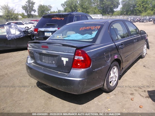 1G1ZT54874F244817 - 2004 CHEVROLET MALIBU LS ნაცრისფერი ფოტო 4