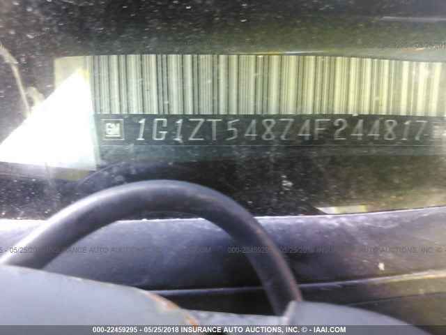 1G1ZT54874F244817 - 2004 CHEVROLET MALIBU LS ნაცრისფერი ფოტო 9